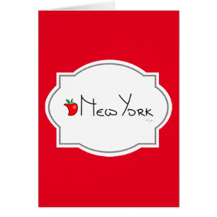 New York Big Apple Hälsningskort