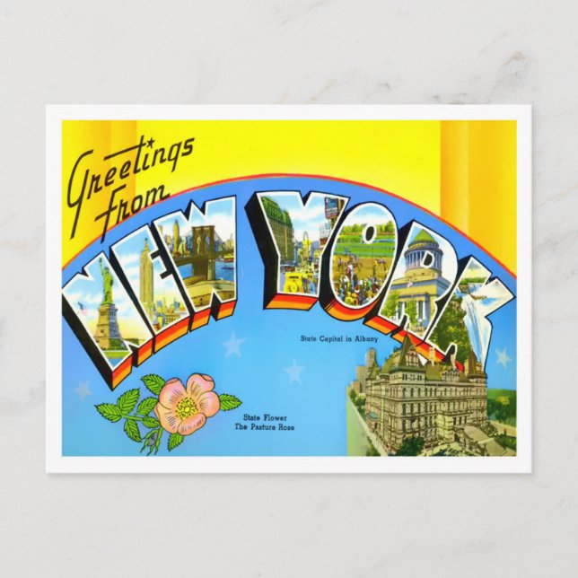 New York Big Brev-vykort Vykort (Framsida)