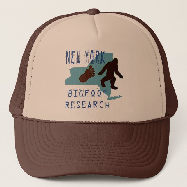 New York Bigfoot forskning Truckerkeps (Framsida)