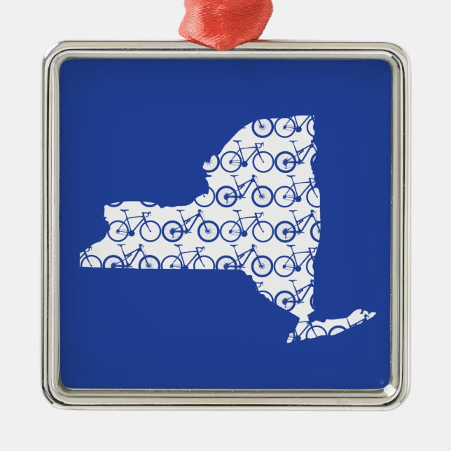 New York Bike Julgransprydnad Metall (Framsidan)