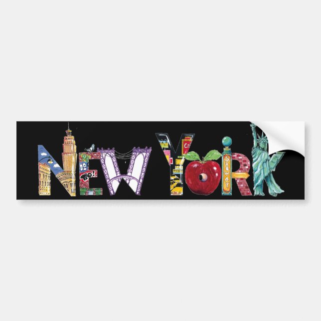 New York bildekal (Framsidan)