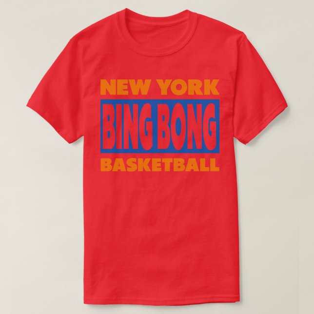 New York Bing Bong Basketball T Shirt (Design framsida)