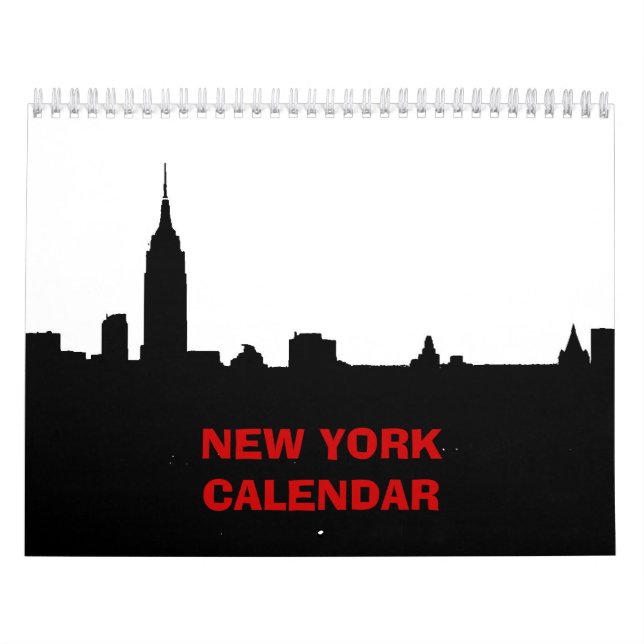 New York (Black & White) Kalender (Omslag)