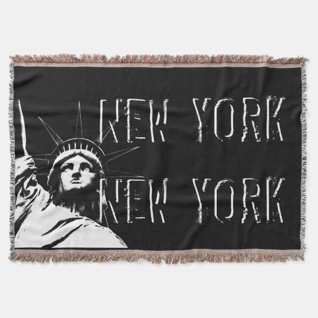 New York Blanket NYC Frihetsgudinnan Blanket Filt (Framsidan)