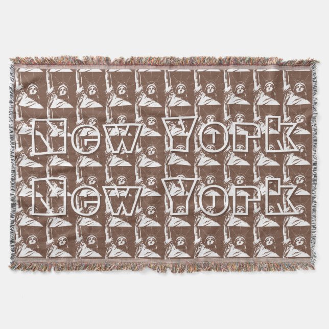 New York Blanket NYC Frihetsgudinnan Blanket Filt (Framsidan)