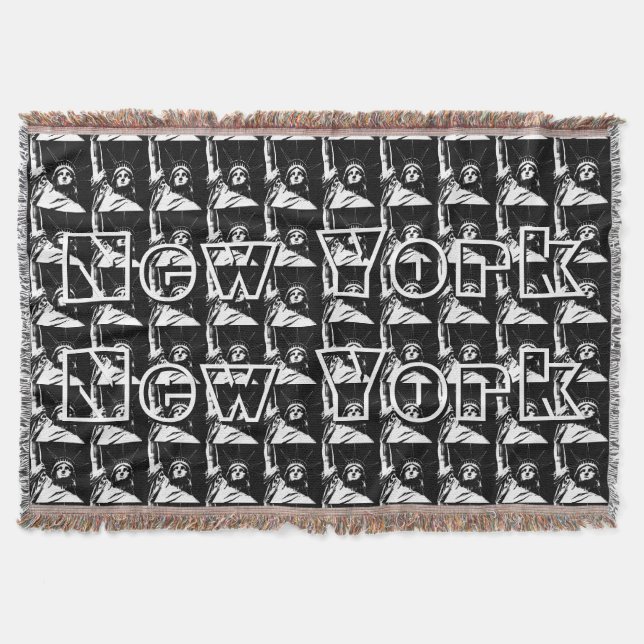 New York Blanket NYC Frihetsgudinnan Blanket Filt (Framsidan)