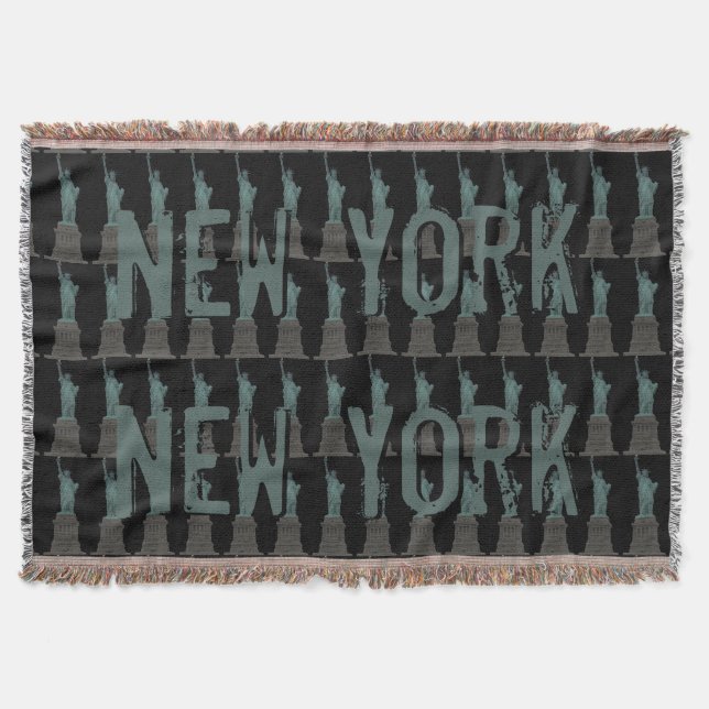 New York Blanket NYC Frihetsgudinnan Blanket Filt (Framsidan)