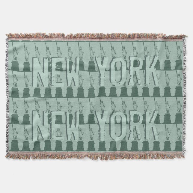 New York Blanket NYC Frihetsgudinnan Blanket Filt (Framsidan)