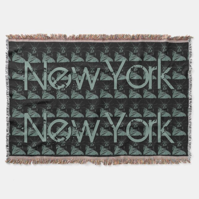 New York Blanket NYC Frihetsgudinnan Blanket Filt (Framsidan)