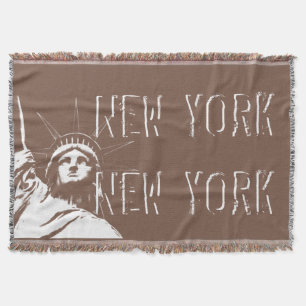New York Blanket NYC Frihetsgudinnan Blanket Mysfilt