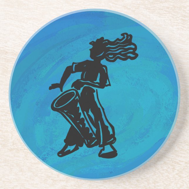 New York Boogie Nights Drum Blue Underlägg (Framsidan)