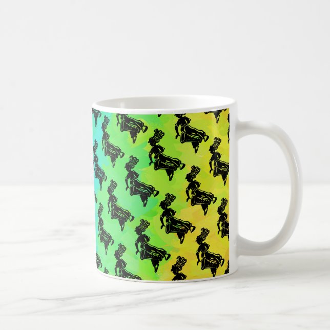 New York Boogie Nights Drum Rainbow Kaffemugg (Höger)
