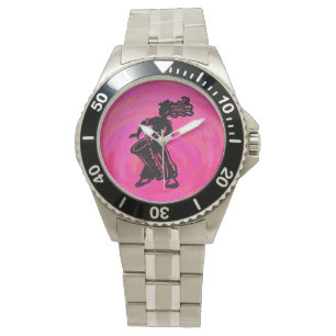 New York Boogie Nights Drum Shock rosa Armbandsur