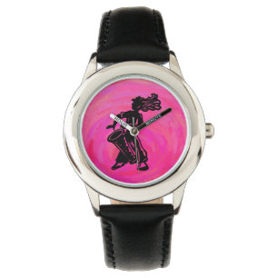 New York Boogie Nights Drum Shock rosa Armbandsur