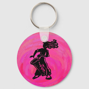 New York Boogie Nights Drum Shock rosa Nyckelring