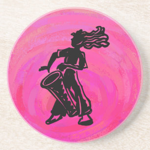 New York Boogie Nights Drum Shock rosa Underlägg Sandsten