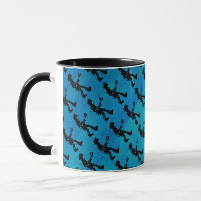 New York Boogie Nights Guitar Blue Mugg (Vänster)