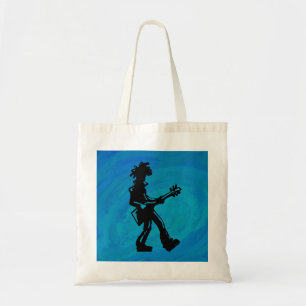 New York Boogie Nights Guitar Blue Tygkasse