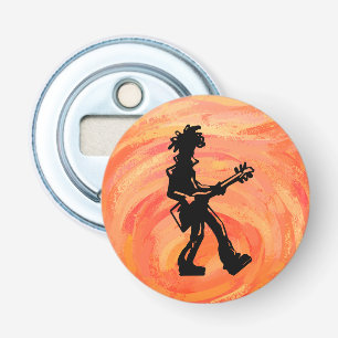 New York Boogie Nights Guitar Orange Flasköppnare