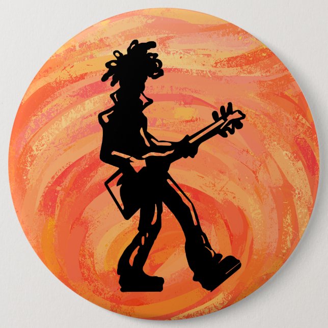 New York Boogie Nights Guitar Orange Knapp (Framsida)