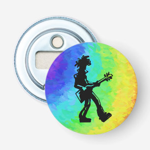 New York Boogie Nights Guitar Rainbow Flasköppnare