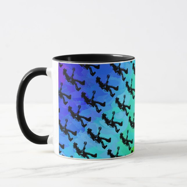 New York Boogie Nights Guitar Rainbow Mugg (Vänster)
