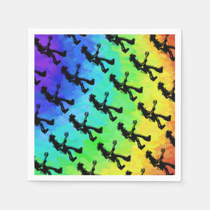 New York Boogie Nights Guitar Rainbow Pappersservett