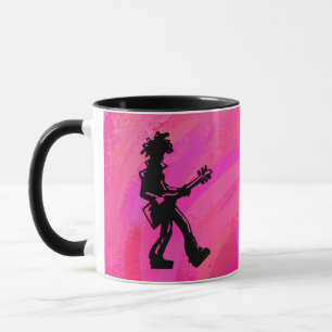 New York Boogie Nights Guitar Shock rosa Mugg