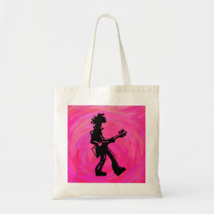 New York Boogie Nights Guitar Shock rosa Tygkasse