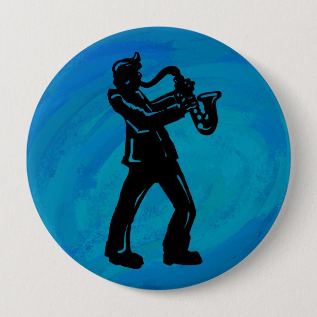 New York Boogie Nights Saxophone Blue Knapp (Framsida)