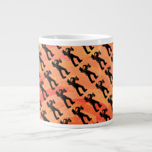 New York Boogie Nights Saxophone Orange Jumbo Mugg