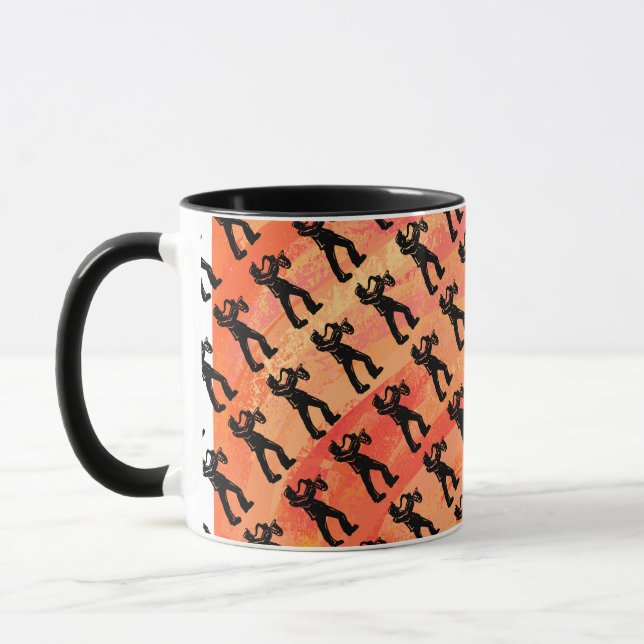 New York Boogie Nights Saxophone Orange Mugg (Vänster)