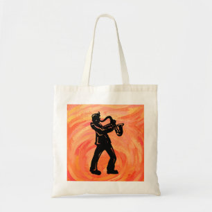 New York Boogie Nights Saxophone Orange Tygkasse