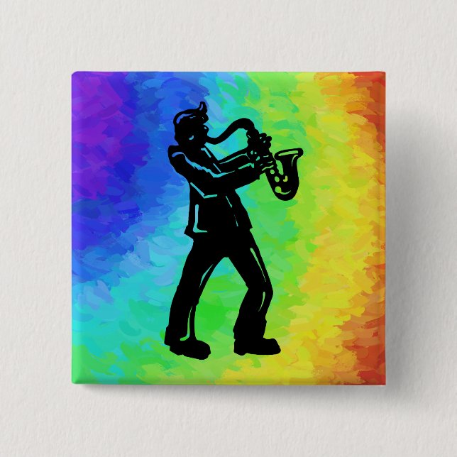 New York Boogie Nights Saxophone Rainbow Knapp (Framsida)