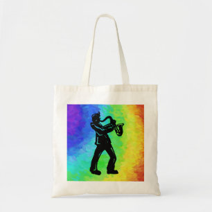 New York Boogie Nights Saxophone Rainbow Tygkasse