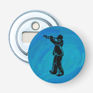 New York Boogie Nights Trumpet Blue Flasköppnare