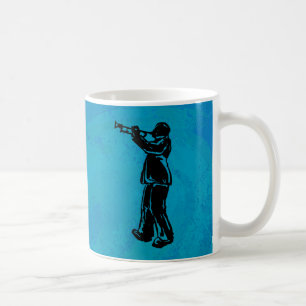 New York Boogie Nights Trumpet Blue Kaffemugg