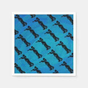 New York Boogie Nights Trumpet Blue Pappersservett
