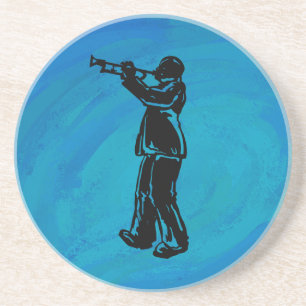 New York Boogie Nights Trumpet Blue Underlägg
