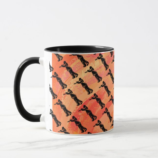 New York Boogie Nights Trumpet Orange Mugg (Vänster)