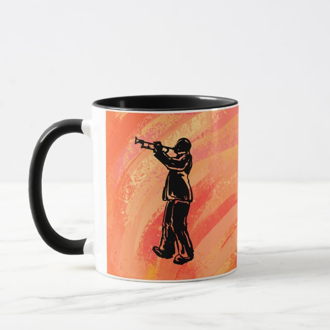 New York Boogie Nights Trumpet Orange Mugg (Vänster)