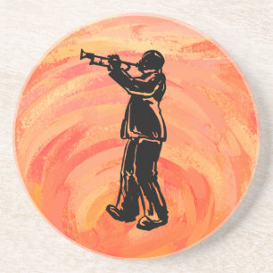 New York Boogie Nights Trumpet Orange Underlägg