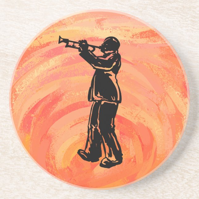 New York Boogie Nights Trumpet Orange Underlägg (Framsidan)