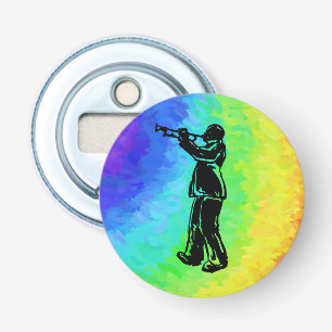 New York Boogie Nights Trumpet Rainbow Flasköppnare