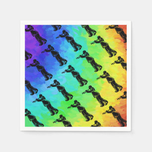 New York Boogie Nights Trumpet Rainbow Pappersservett