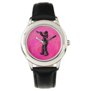 New York Boogie Nights Trumpet Shock rosa Armbandsur