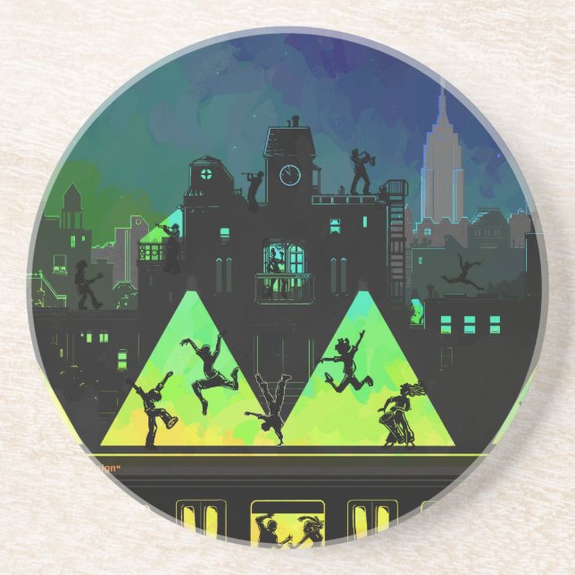 New York Boogie Nights Underlägg Sandsten (Framsidan)