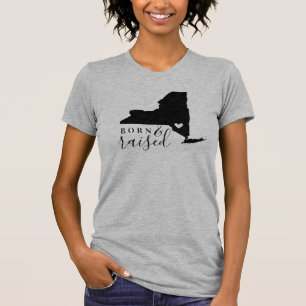 New York Born and Razed State Tee