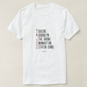 New York (Boroughs) - A MisterP Shirt T