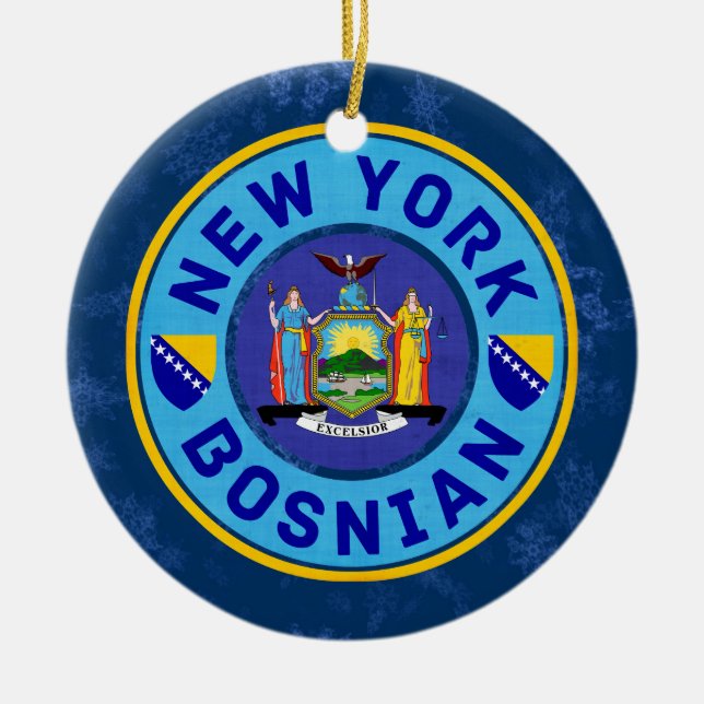 New York Bosnian American Helgdag Dekoration (Framsidan)